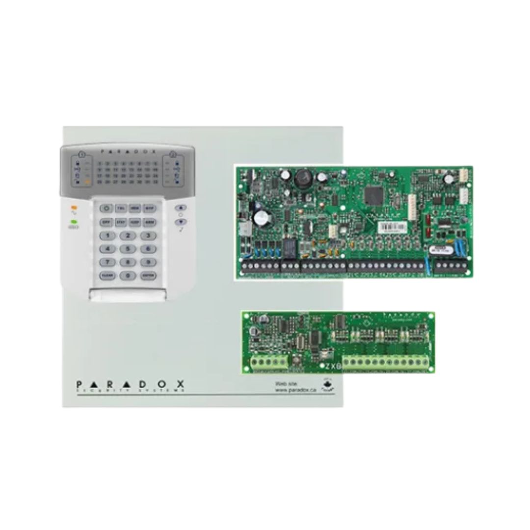 PARADOX Spectra SP6000 Panel K32 LCD Keypad, 1x Metal Box Upgrade Expansion 16 Zone Kit