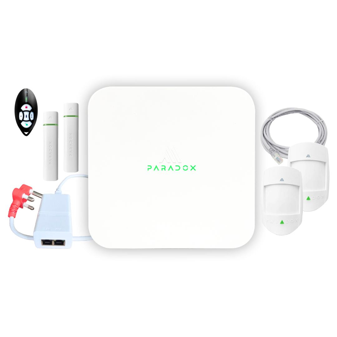 PARADOX M25 LTE 2XPIR 2XContacts W/Remote Kit
