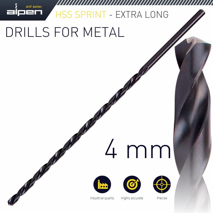 Alpen Hss Super Drill Bit 4 Mm 175 X 120 - Livestainable.co.za