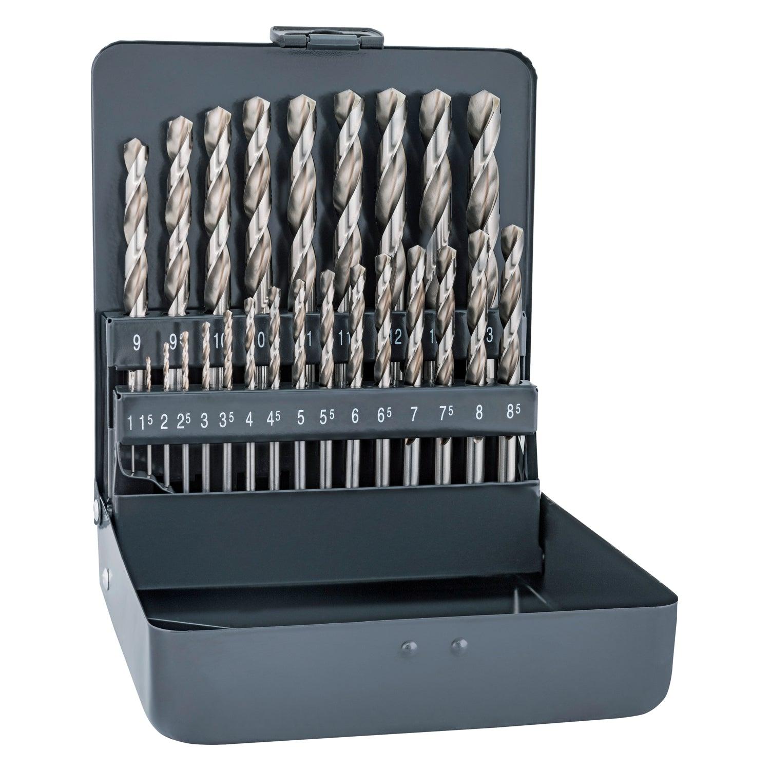 Alpen Pro Km25 Hss G 1 13 X 0.5 Mm Metal Case 135 Split Pnt Set 25 Pcs - Livestainable.co.za