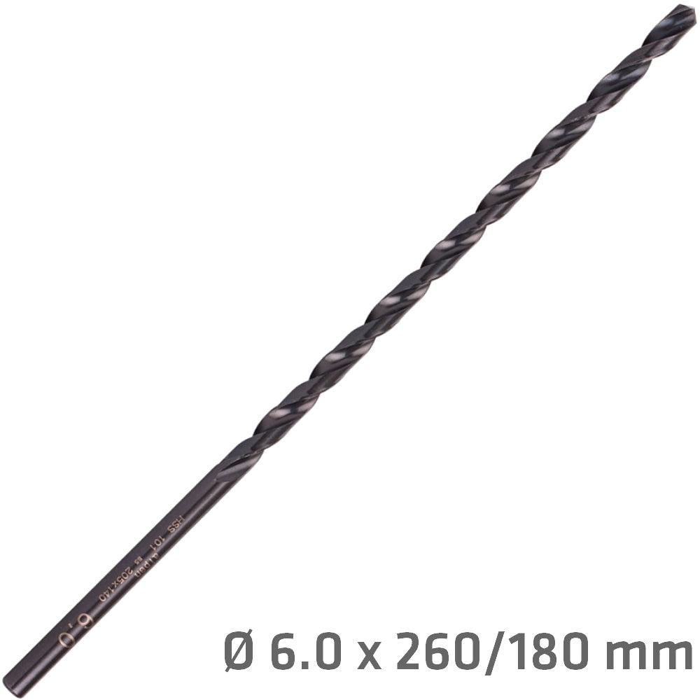 Hss Drill Bit 6 Mm 260 X 180 Extra Long - Livestainable.co.za