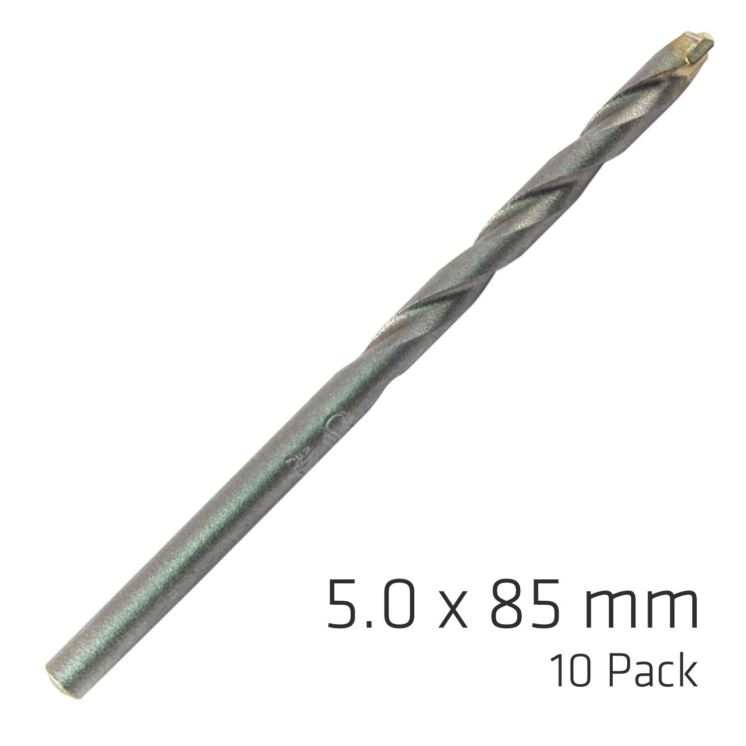 Masonry Drill Bit Long Life 5 X 85 Mm 10 Pack - Livestainable.co.za