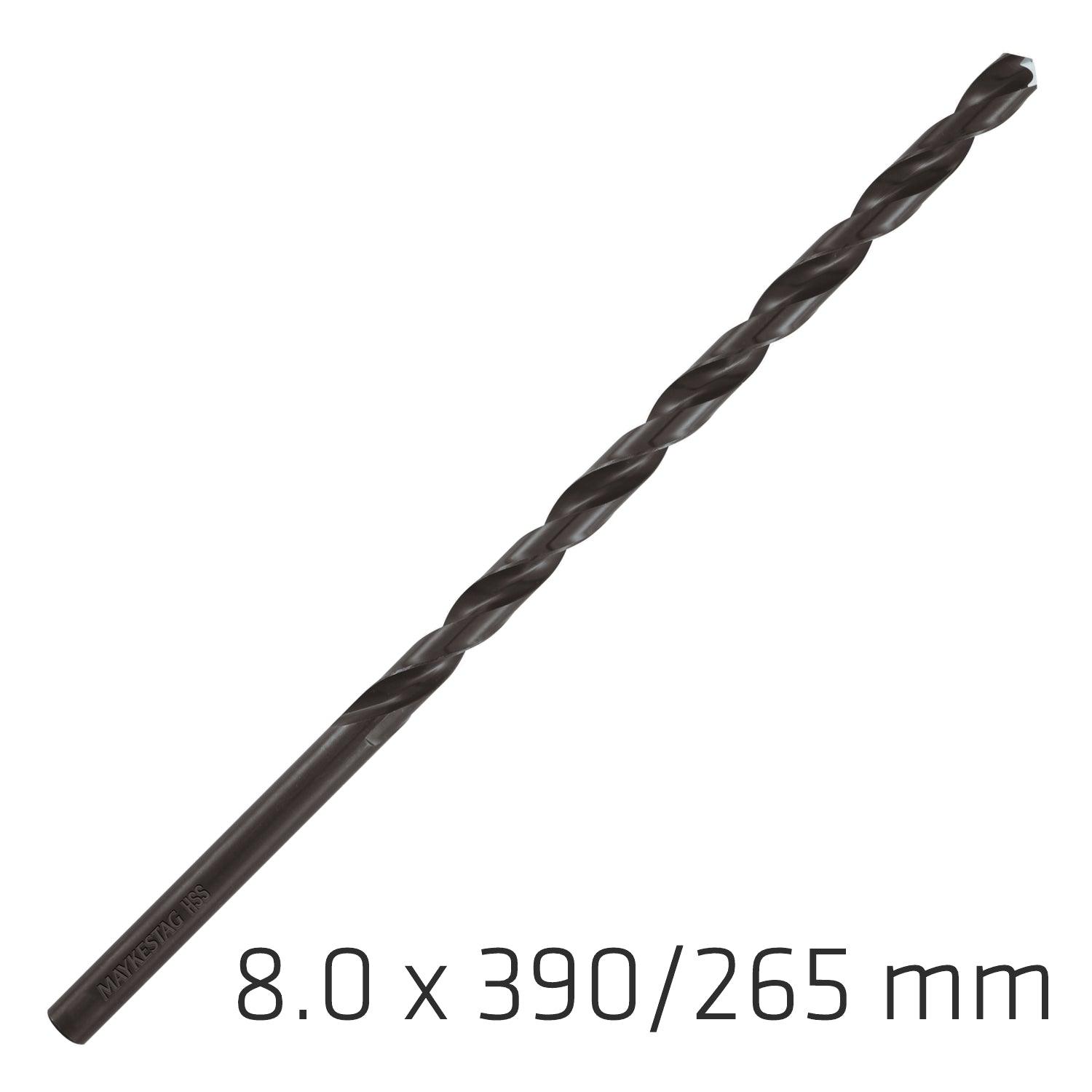 Hss Drill Bit 8 Mm 390 X265 Mm Extra Long - Livestainable.co.za