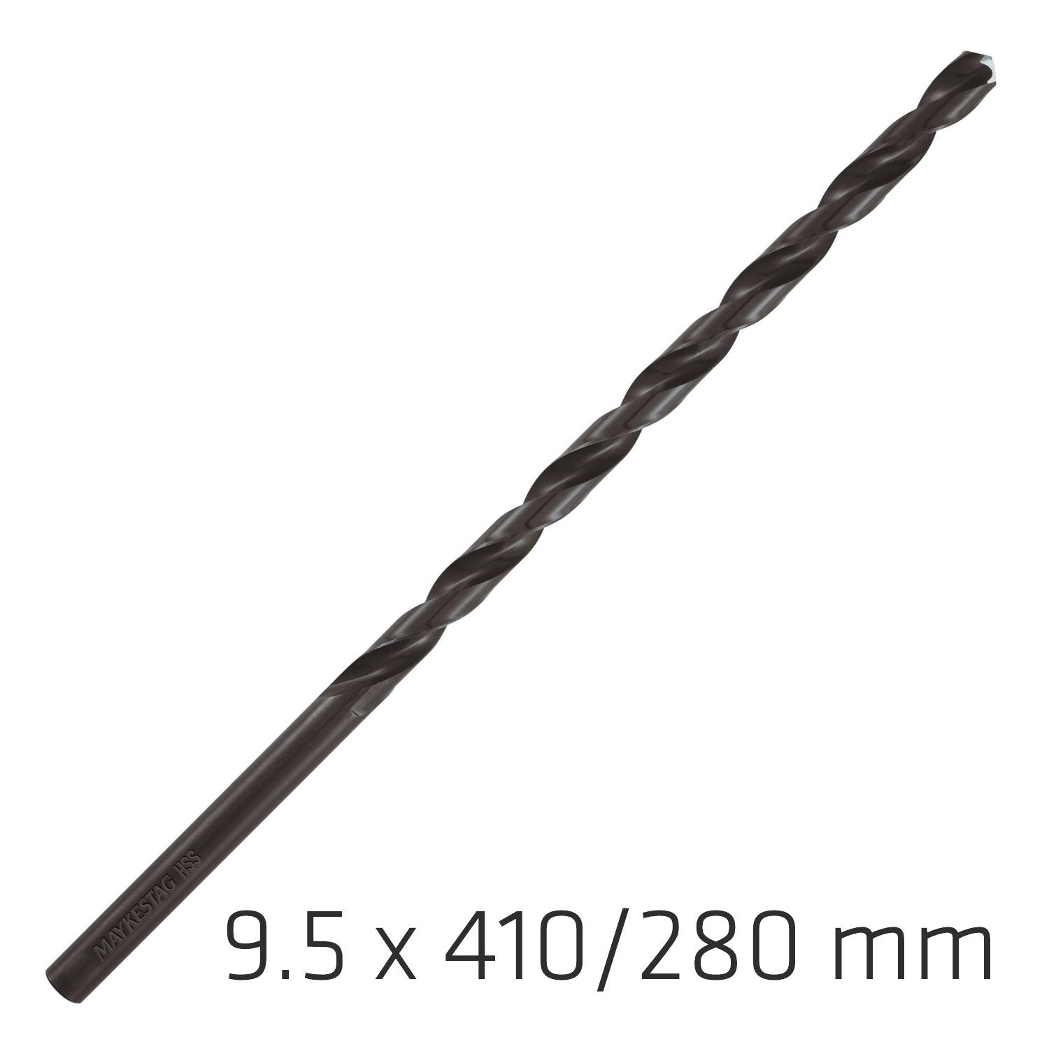 Hss Drill Bit 9.5 Mm 410 X280 Mm Extra Long - Livestainable.co.za