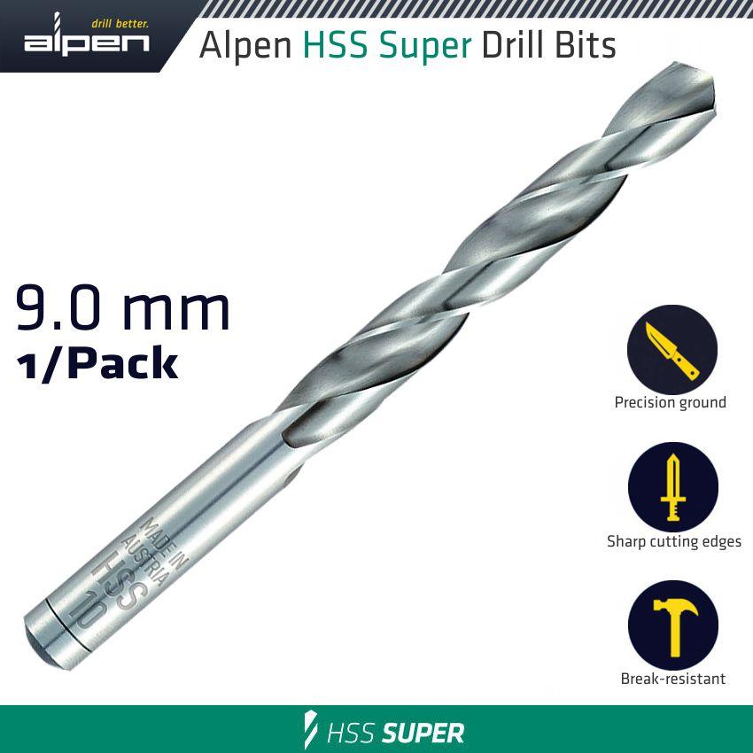 Hss Super Drill Bit 9 Mm - Livestainable.co.za