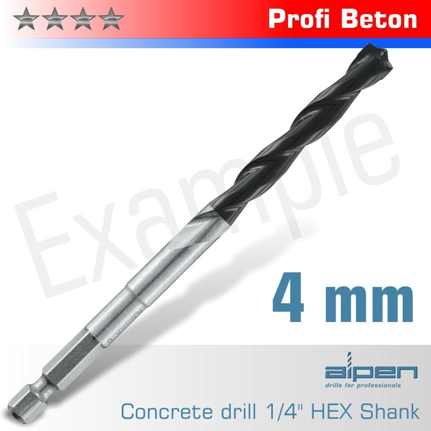 Concrete Profi Beton Drill Bit 4 Mm Hex Shank - Livestainable.co.za