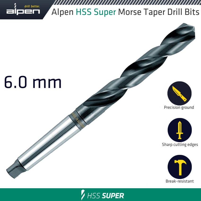 Hss Super 6 Mm Morse Taper Shank - Livestainable.co.za