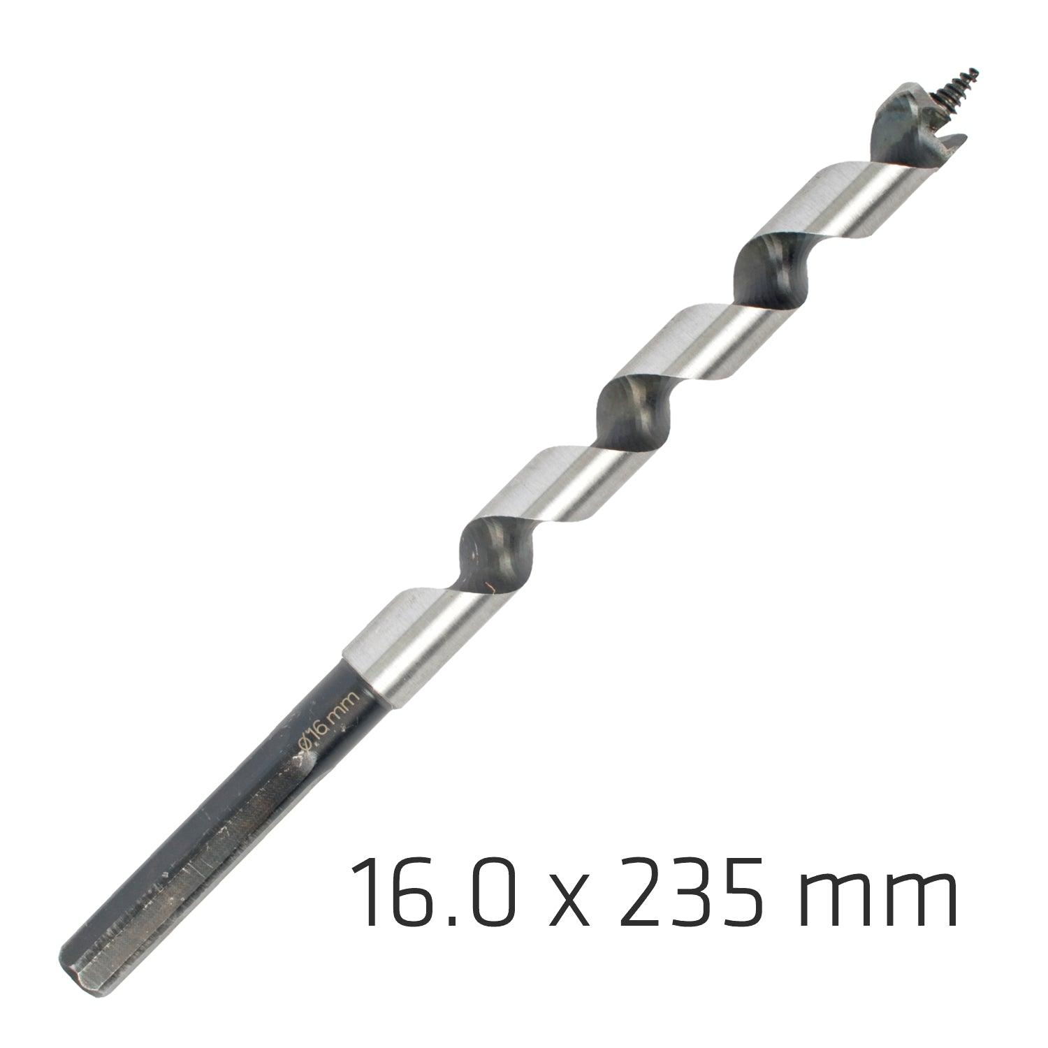 Wood Auger Drill Bit 16 X 235 Mm - Livestainable.co.za