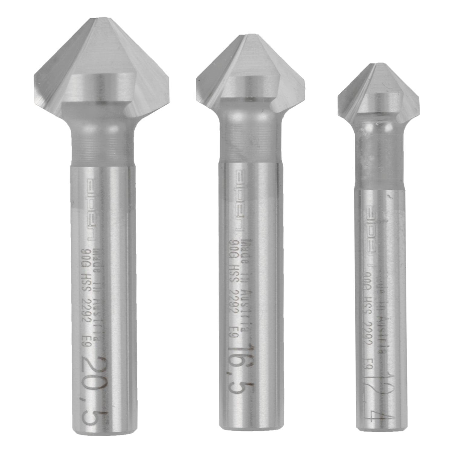 Hss Countersink Set Pcs 12.4 16.5 20.5 Mm - Livestainable.co.za