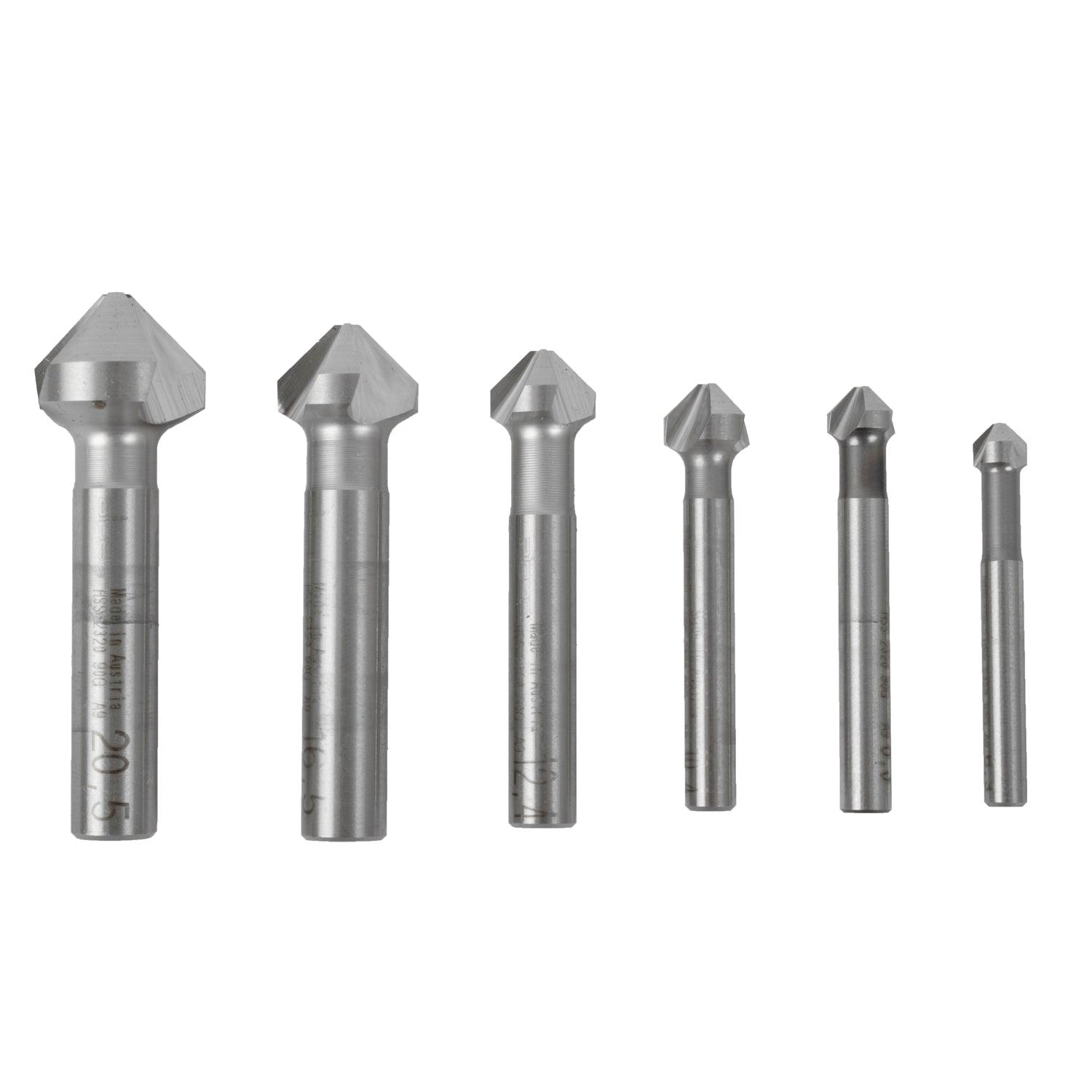 Hss Countersink Set 90 Different Partition 6 Pcs 6.3 8.3 10.4 16 - Livestainable.co.za