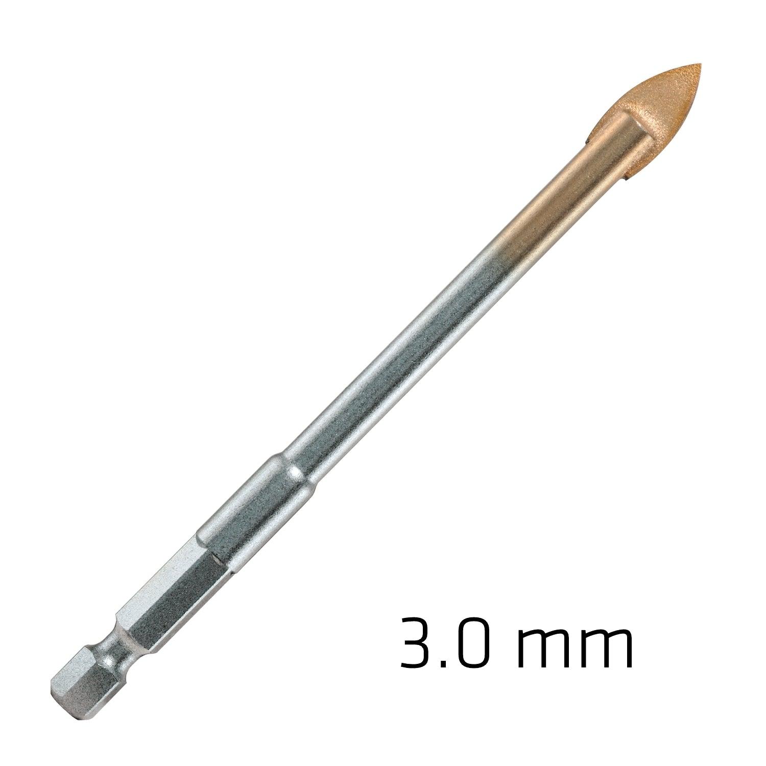 Glass And Tile Drill Bit 3 Mm - Livestainable.co.za