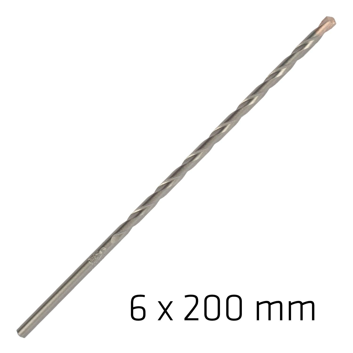 Masonry Bit Long Life 6 X 200 Mm - Livestainable.co.za