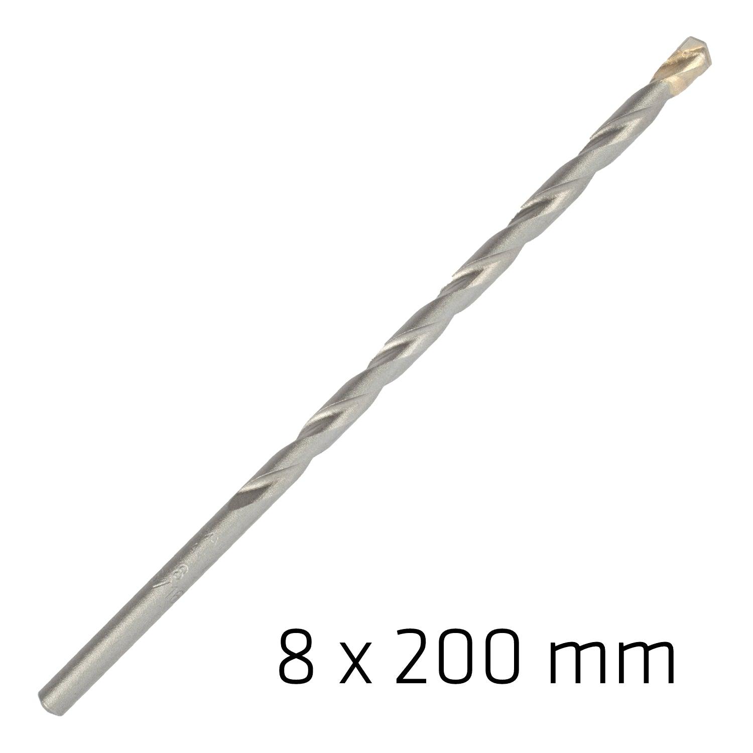 Masonry Bit Long Life 8 X 200 Mm - Livestainable.co.za