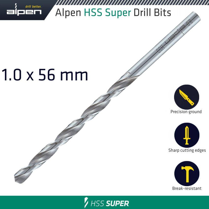 Hss Drill Bit Long 1 X 56 Mm Bulk - Livestainable.co.za