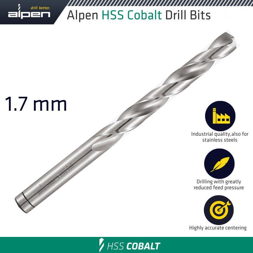 Hss Cobalt Din 338 1.7 Mm Bulk - Livestainable.co.za