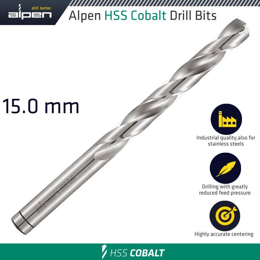 Hss Cobalt Din 338 15 Mm Bulk - Livestainable.co.za