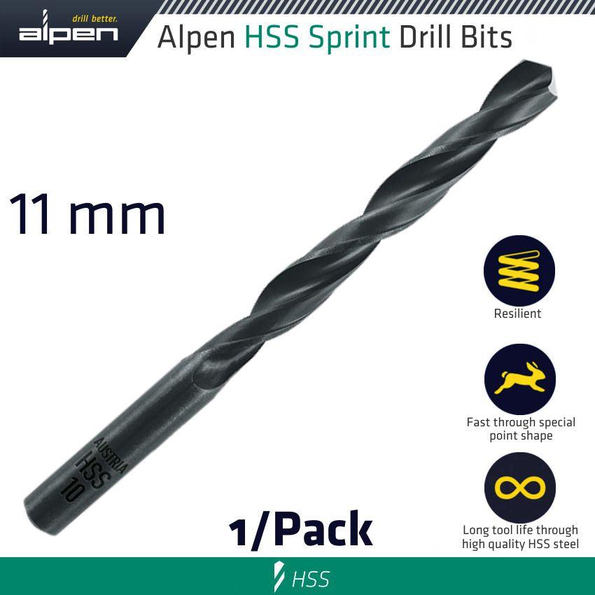 Hss Sprint Drill Bit 11 Mm 1/Pack - Livestainable.co.za