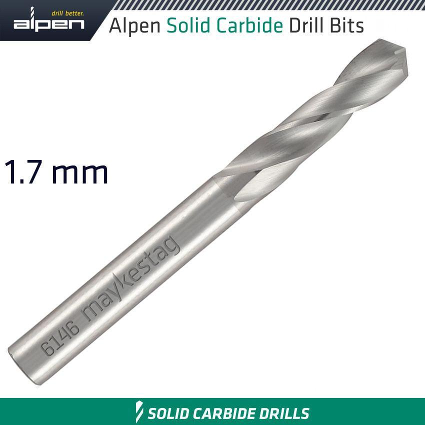 Alpen Solid Carbide Drill Bit 1.7 - Livestainable.co.za