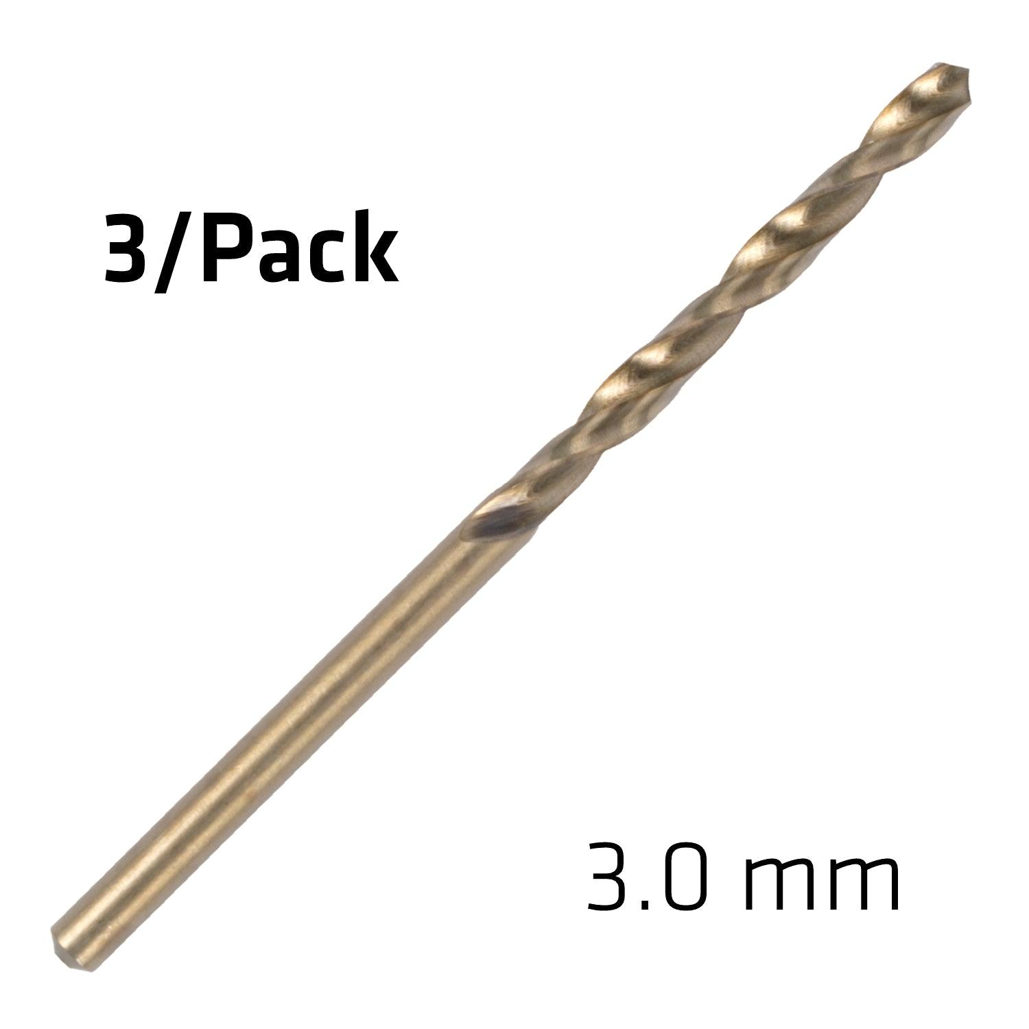 Hss Sprint Master 3.0 Mm X3 Sleeved Din338 Alpen Drill Bit - Livestainable.co.za