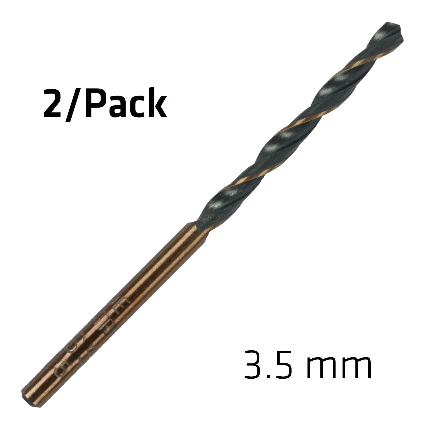 Hss Sprint Master 3.5 Mm X2 Sleeved Din338 Alpen Drill Bit - Livestainable.co.za