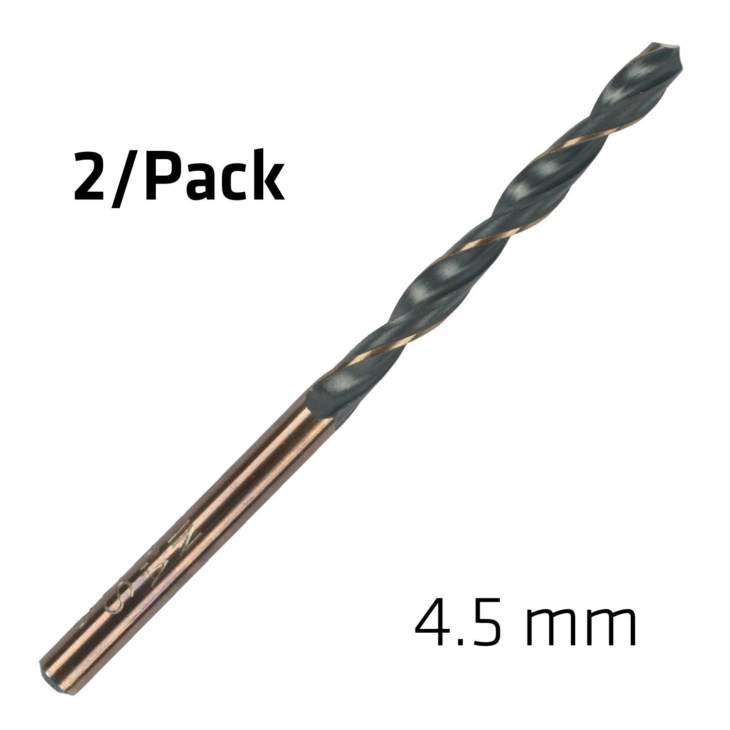 Hss Sprint Master 4.5 Mm X2 Sleeved Din338 Alpen Drill Bit - Livestainable.co.za