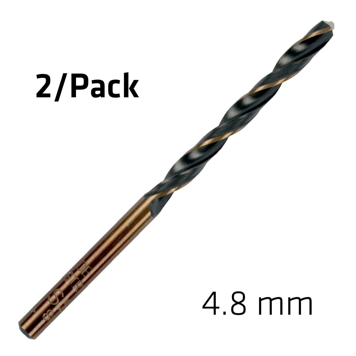 Hss Sprint Master 4.8 Mm X2 Sleeved Din338 Alpen Drill Bit - Livestainable.co.za