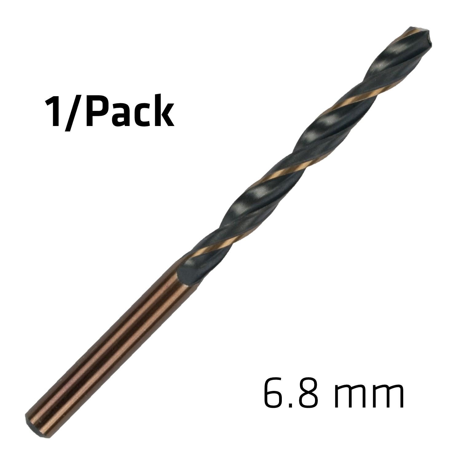 Hss Sprint Master 6.8 Mm X1 Sleeved Din338 Alpen Drill Bit - Livestainable.co.za