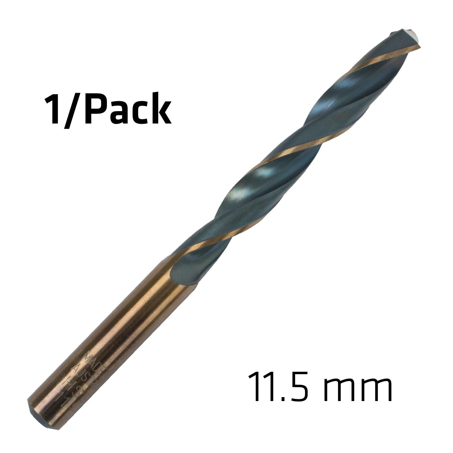 Hss Sprint Master 11.5 Mm X1 Sleeved Din338 Alpen Drill Bit - Livestainable.co.za