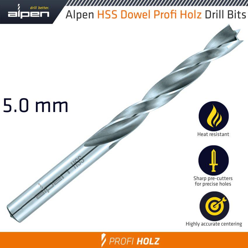 Wood Drill Bit Profi Hss 5 Mm - Livestainable.co.za