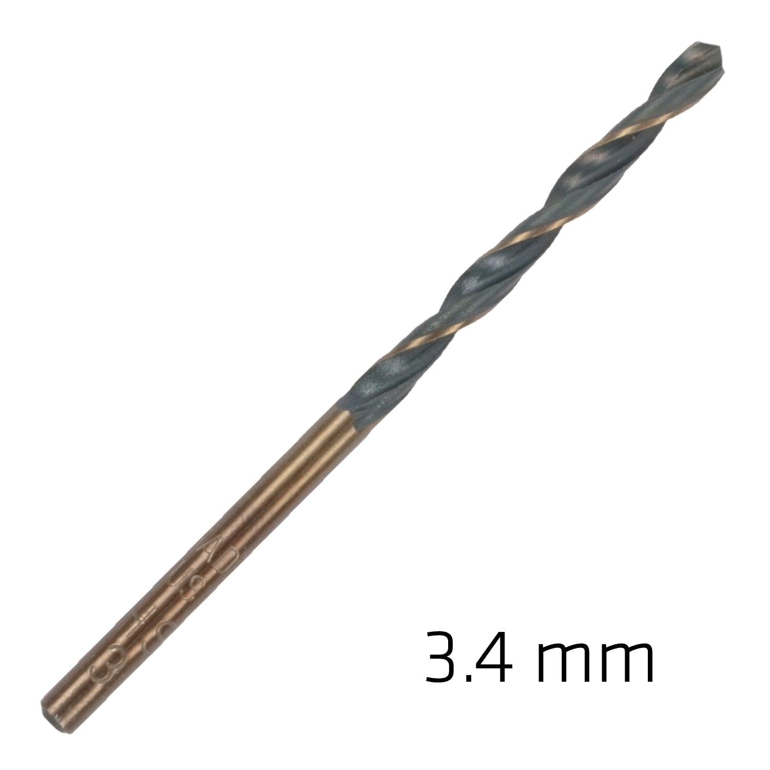 Hss Sprint Master 3.4 Mm Bulk Din 338 Alpen Drill Bit - Livestainable.co.za