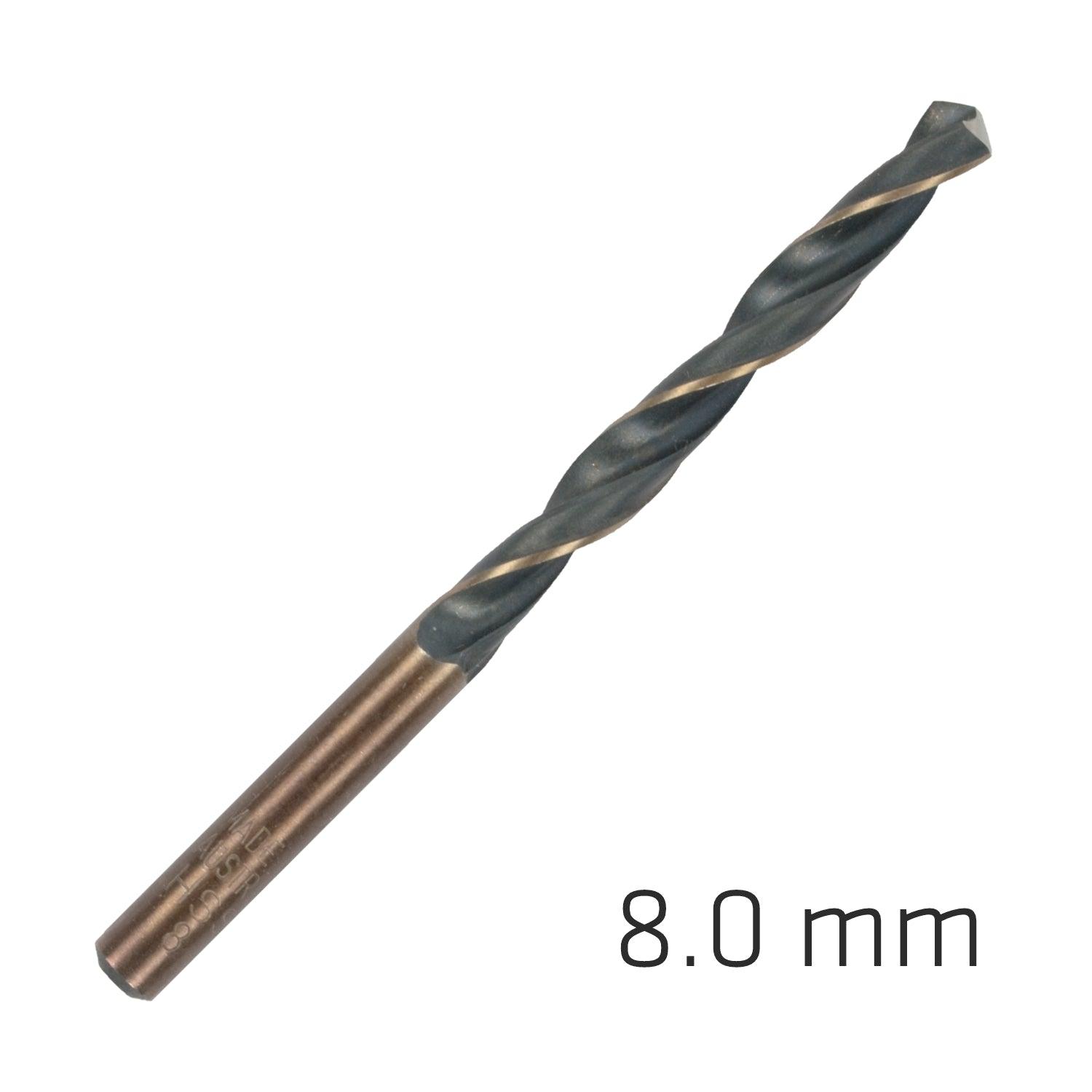 Hss Sprint Master 8.0 Mm Bulk Din 338 Alpen Drill Bit - Livestainable.co.za