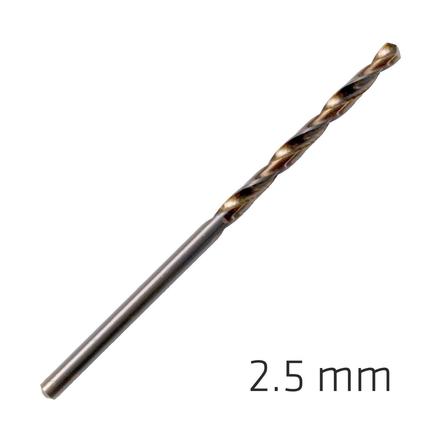 Hss Sprint Master 2.5 Mm 10 Pack Hang Tag Din 338 Alpen Drill Bits - Livestainable.co.za