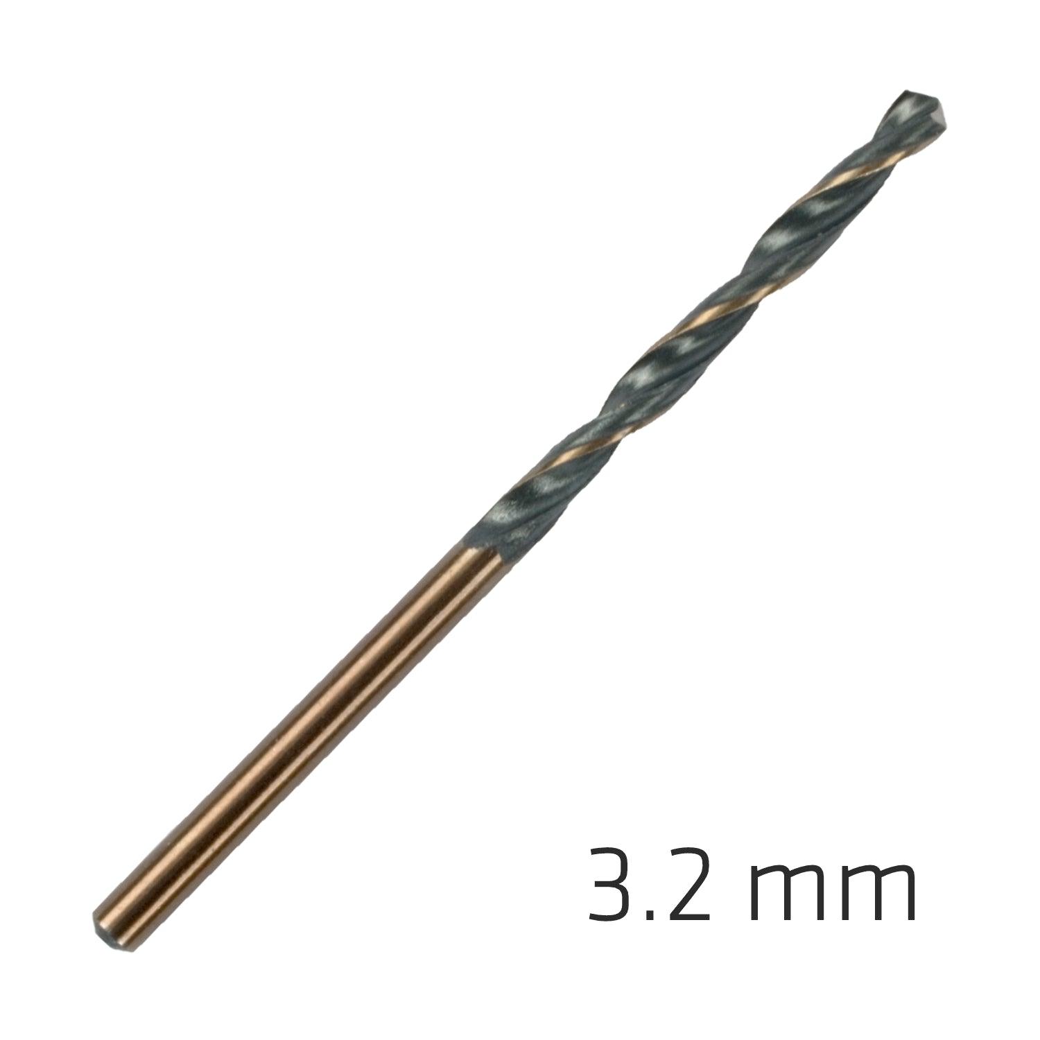 Hss Sprint Master 3.2 Mm 10 Pack Hang Tag Din 338 Alpen Drill Bits - Livestainable.co.za