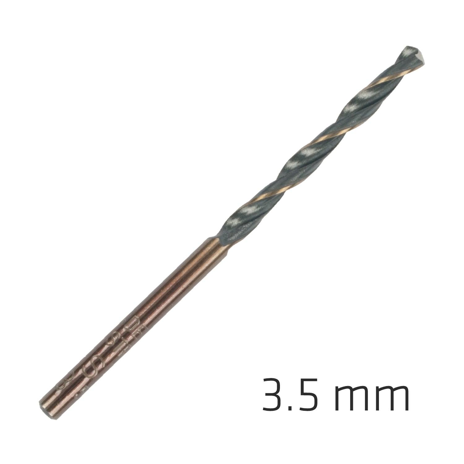 Hss Sprint Master 3.5 Mm 10 Pack Hang Tag Din 338 Alpen Drill Bits - Livestainable.co.za