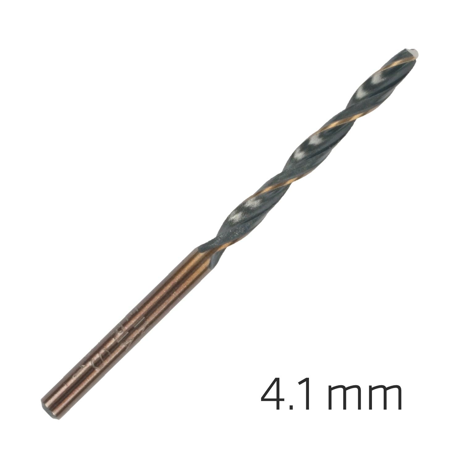 Hss Sprint Master 4.1 Mm 10 Pack Hang Tag Din 338 Alpen Drill Bits - Livestainable.co.za