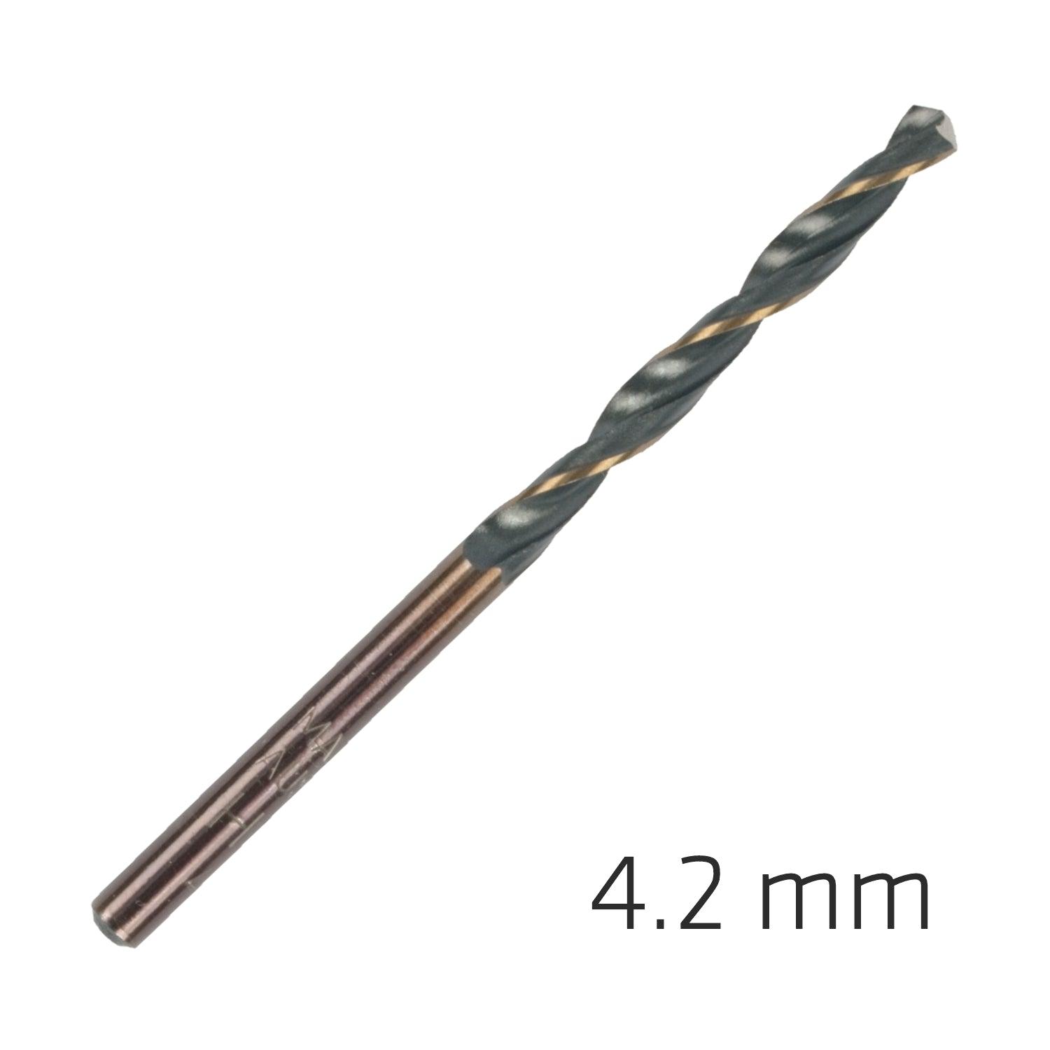 Hss Sprint Master 4.2 Mm 10 Pack Hang Tag Din 338 Alpen Drill Bits - Livestainable.co.za