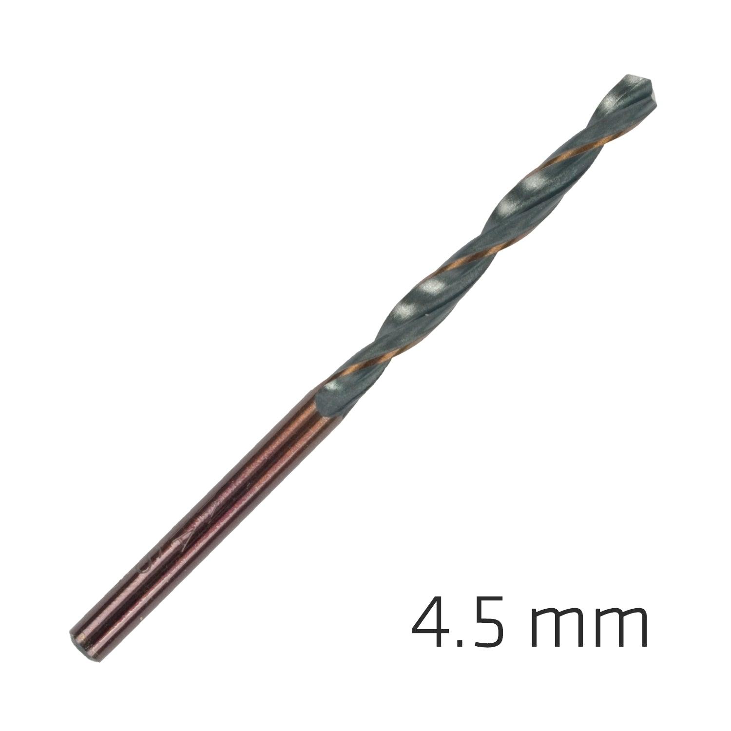 Hss Sprint Master 4.5 Mm 10 Pack Hang Tag Din 338 Alpen Drill Bits - Livestainable.co.za