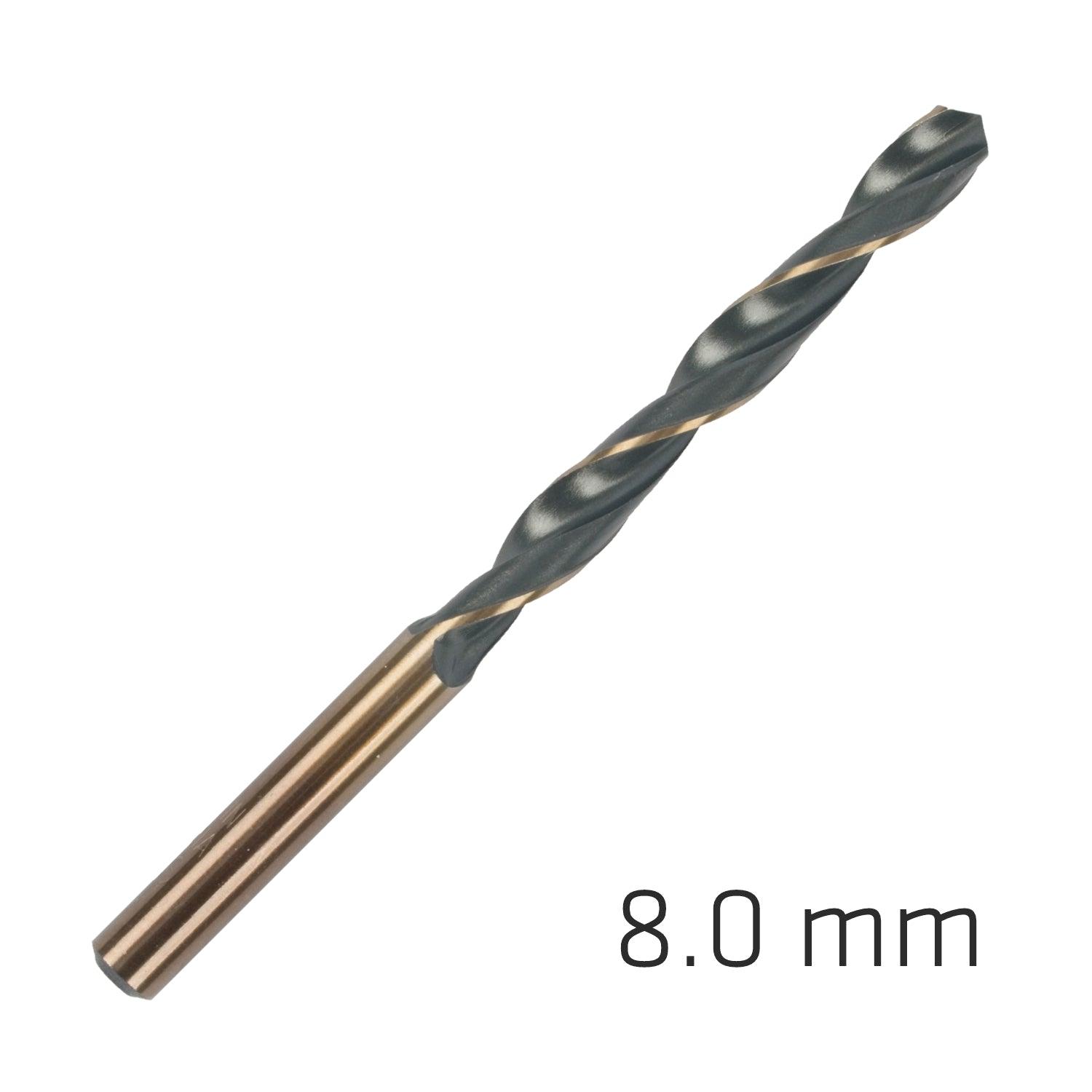 Hss Sprint Master 8.0 Mm 10 Pack Hang Tag Din 338 Alpen Drill Bits - Livestainable.co.za