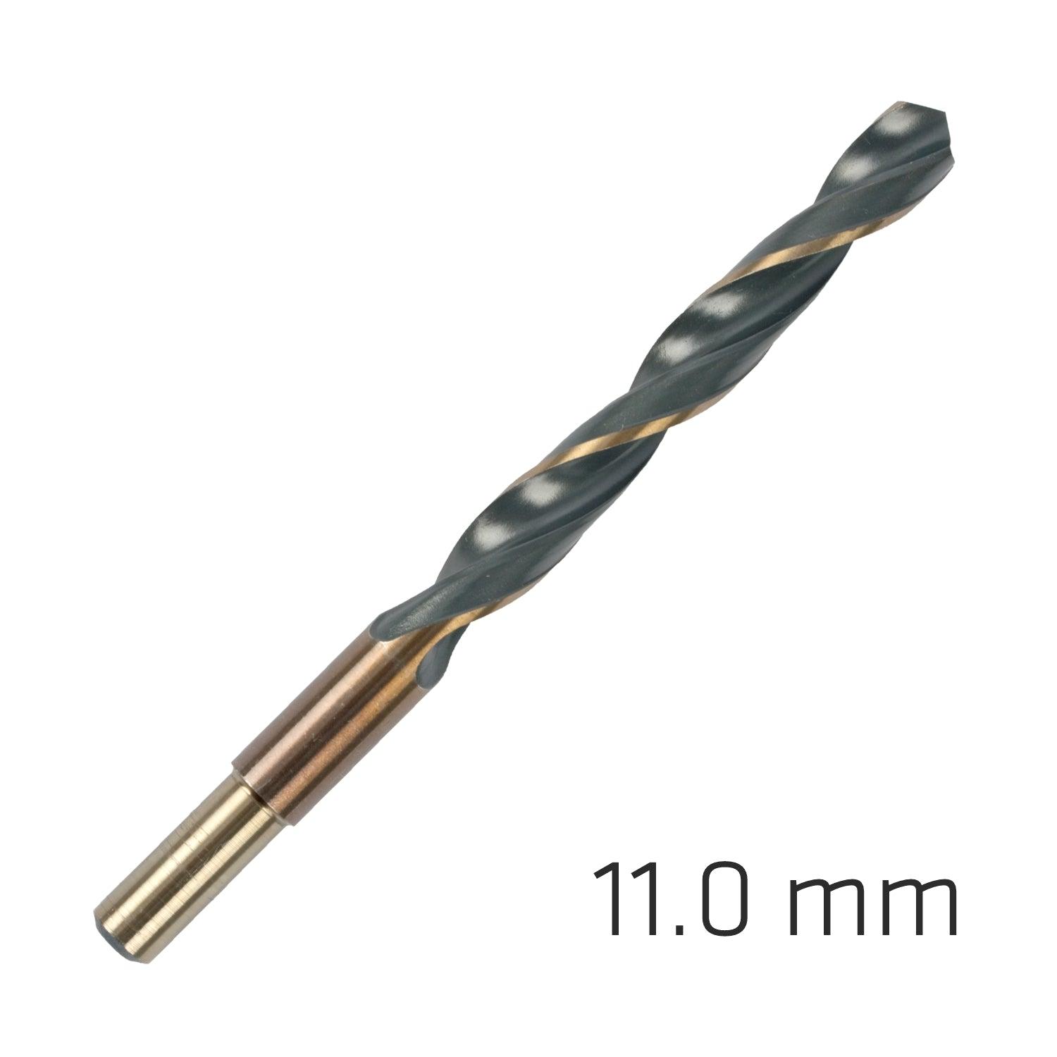 Hss Sprint Master 11.0 Mm Red Shank 9.5 Mm X1 Sleeved Din338 Alpen Drill - Livestainable.co.za