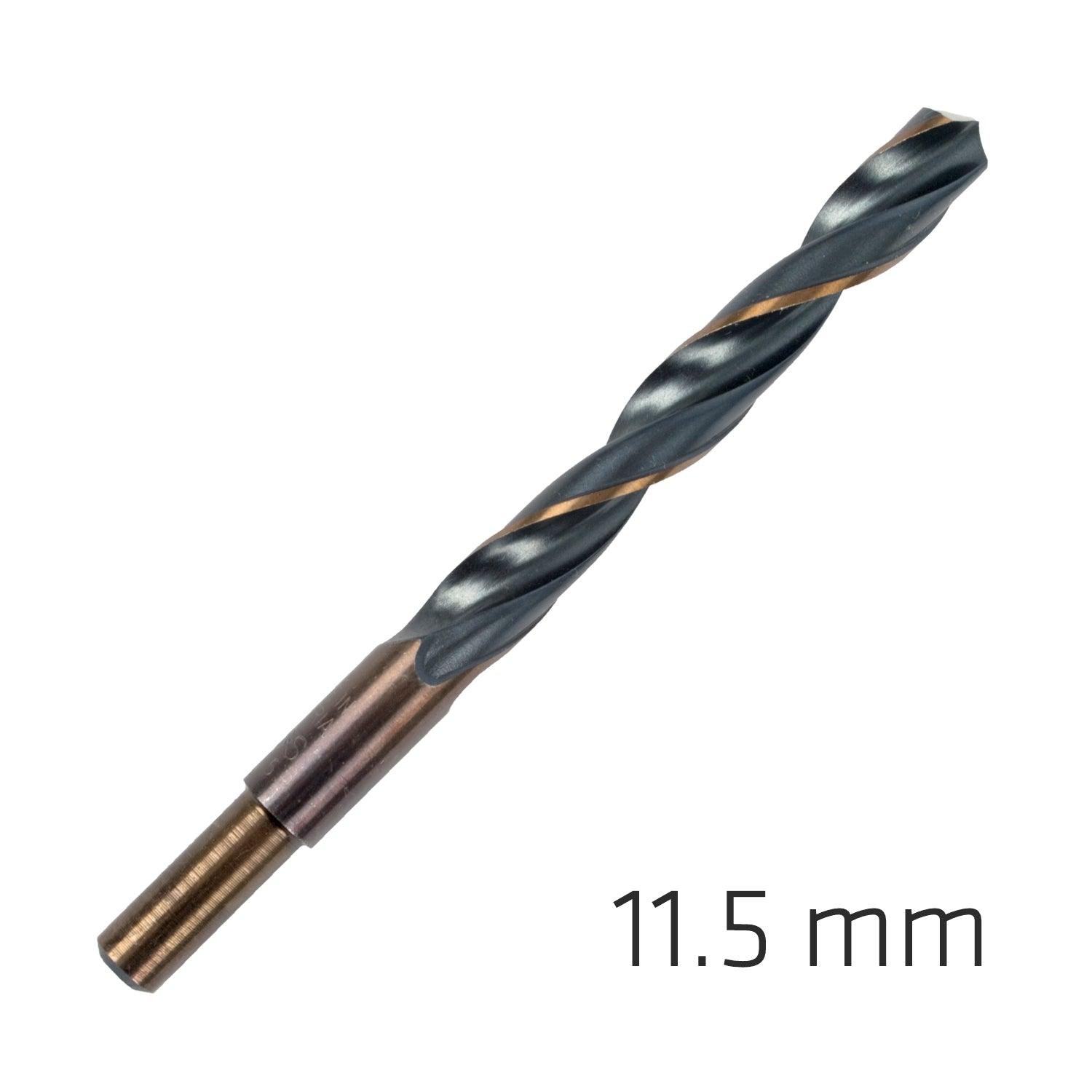 Hss Sprint Master 11.5 Mm Red Shank 9.5 Mm X1 Sleeved Din338 Alpen Drill - Livestainable.co.za