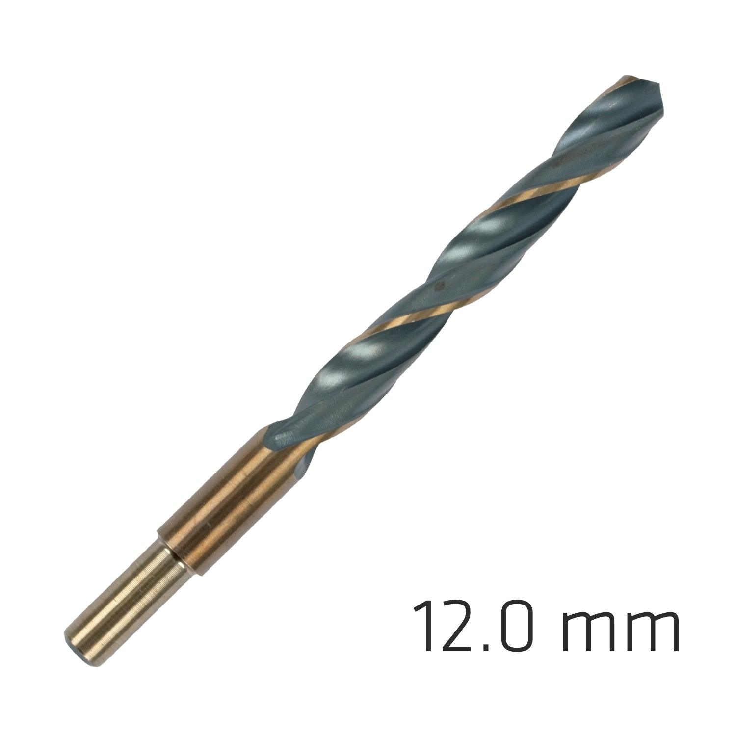 Hss Sprint Master 12.0 Mm Red Shank 9.5 Mm X1 Sleeved Din338 Alpen Drill - Livestainable.co.za