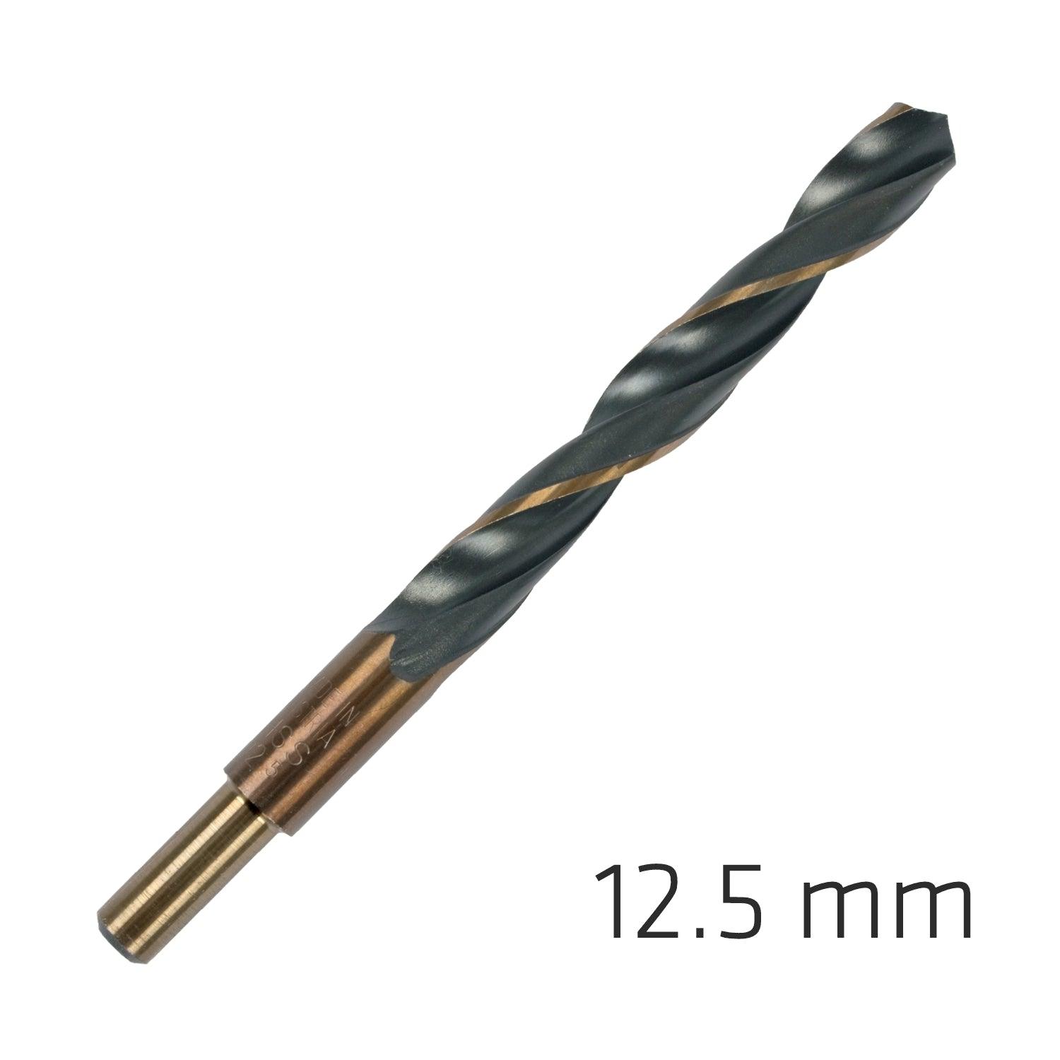 Hss Sprint Master 12.5 Mm Red Shank 9.5 Mm X1 Sleeved Din338 Alpen Drill - Livestainable.co.za