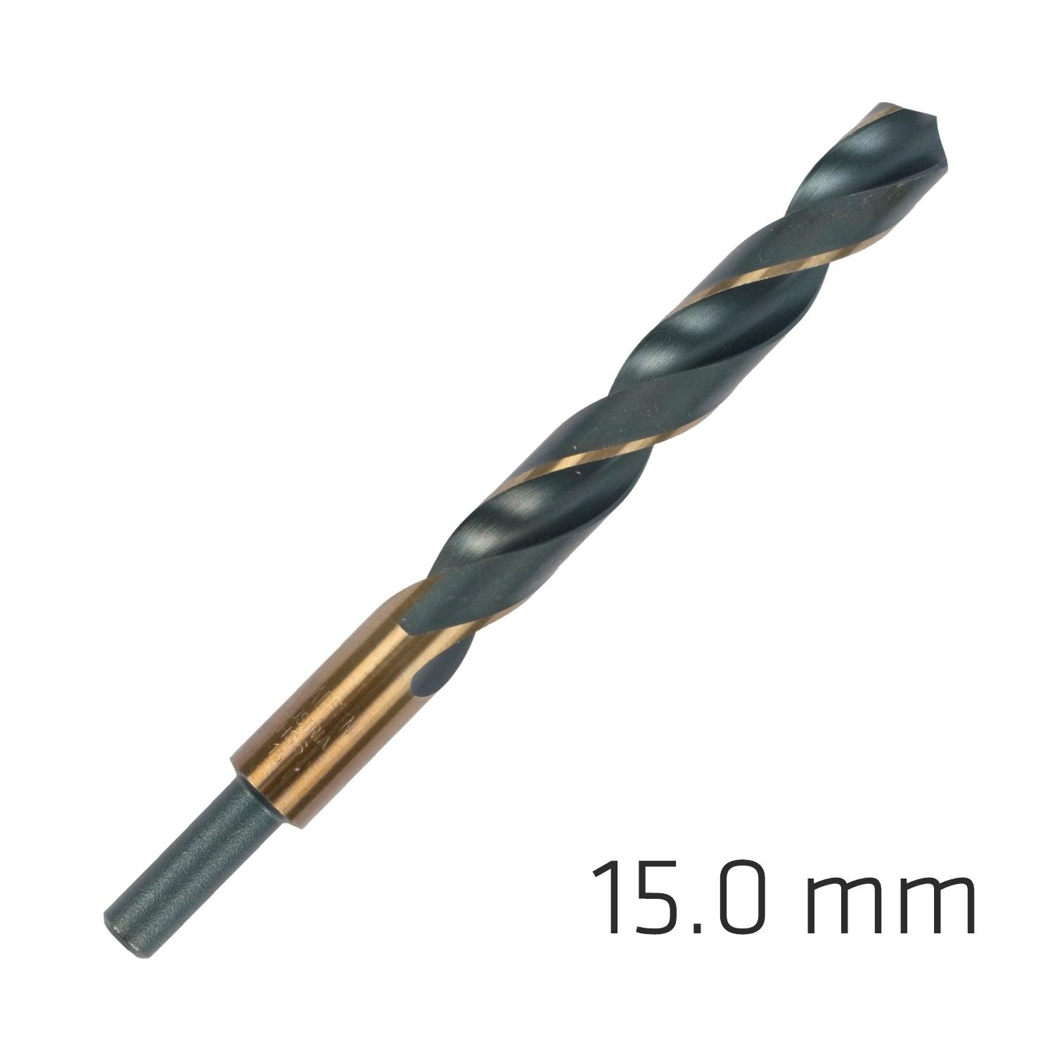 Hss Sprint Master 15.0 Mm Red Shank 9.5 Mm X1 Sleeved Din338 Alpen Drill - Livestainable.co.za