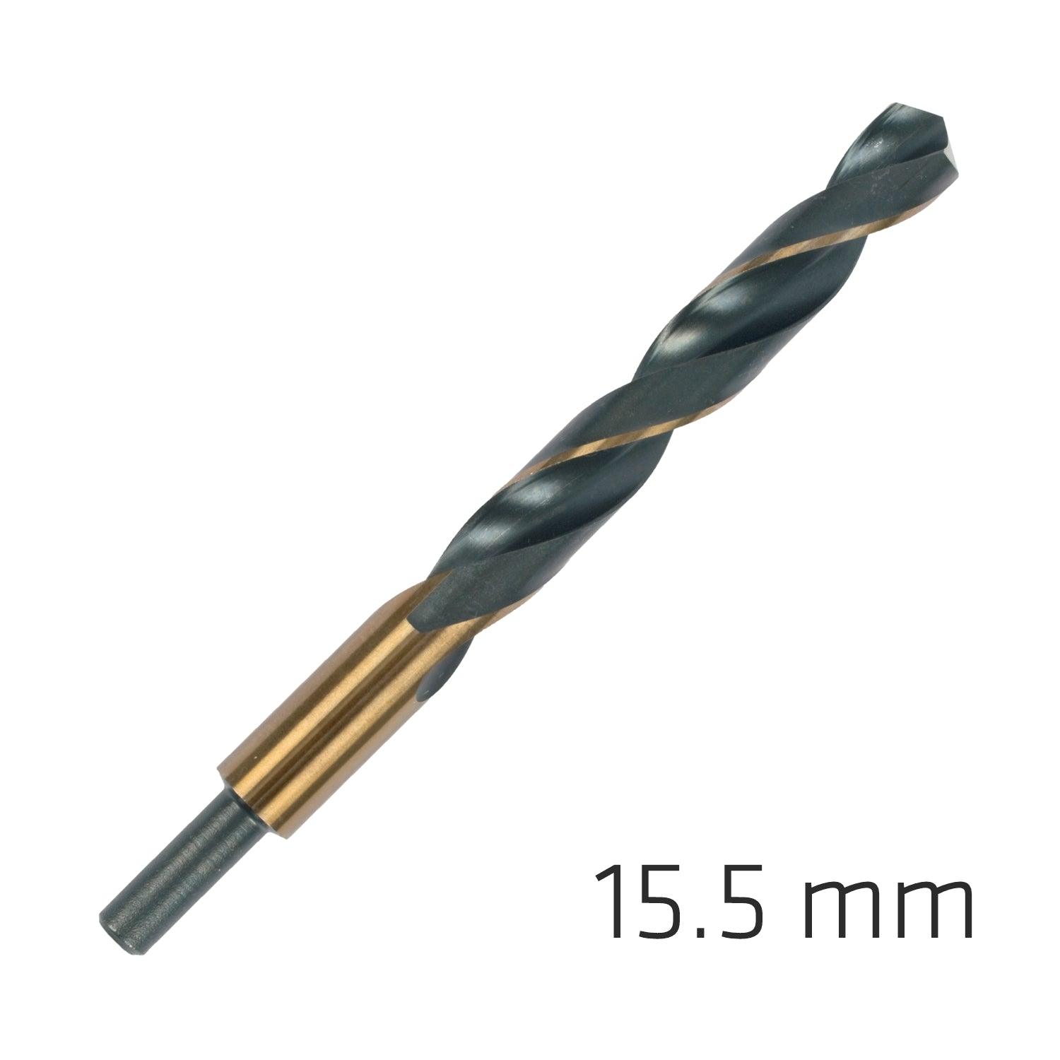 Hss Sprint Master 15.5 Mm Red Shank 9.5 Mm X1 Sleeved Din338 Alpen Drill - Livestainable.co.za