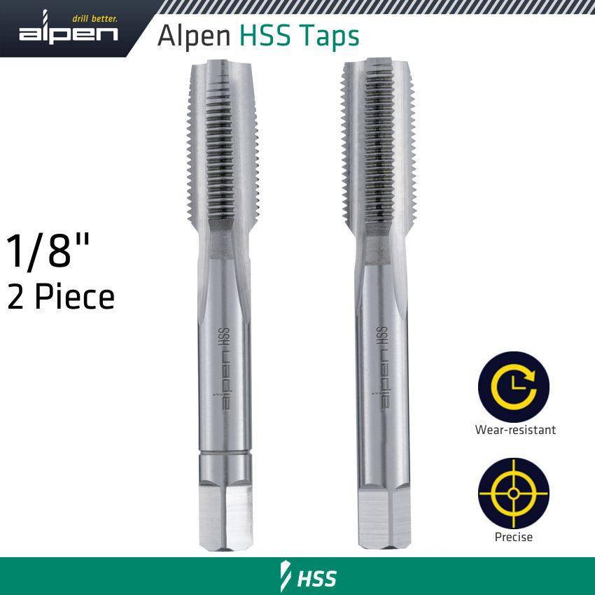 Hss Hand Tap Set Imperial G 1/8' Pouched - Livestainable.co.za