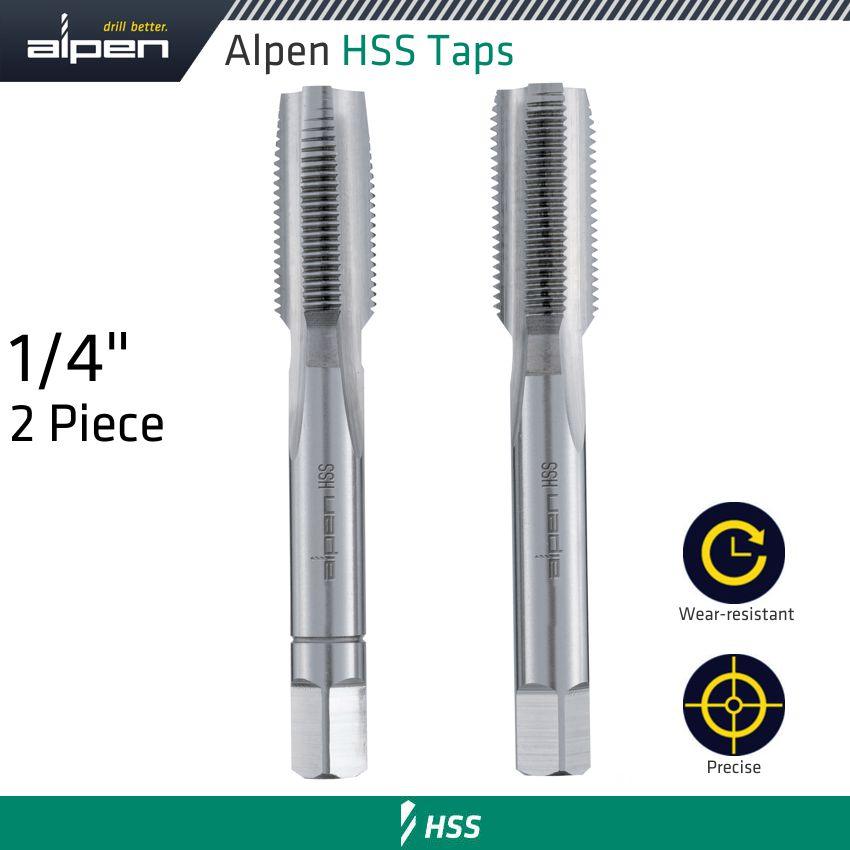 Hss Hand Tap Set Imperial G 1/4' Pouched - Livestainable.co.za