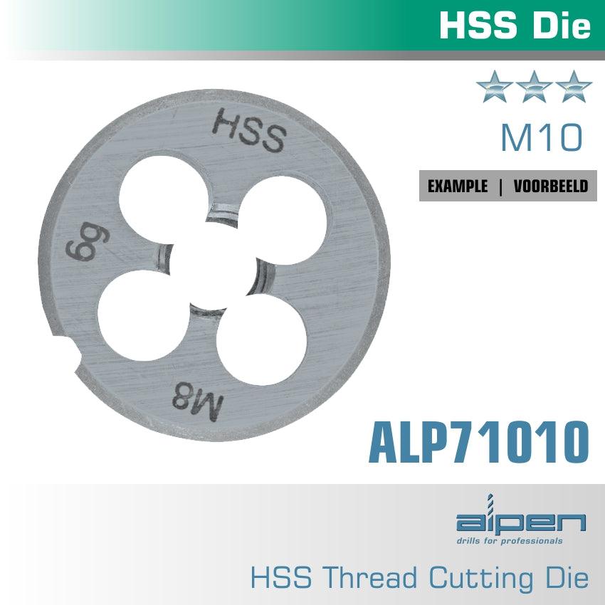 Die 10 Mm Round 25 X9 Mm In Pouch Hss 1.5 Mm Pitch - Livestainable.co.za