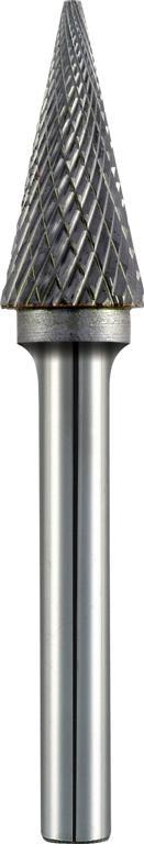 Tc Rotary Burr 6 Mm Conical Pointed Nose For Hard Metals - Livestainable.co.za