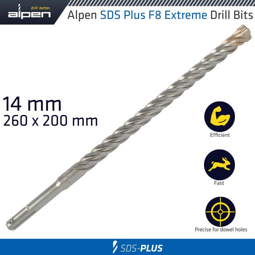 Sds Plus F8 Extreme 260 X 200 14 Mm Hammer Bit - Livestainable.co.za