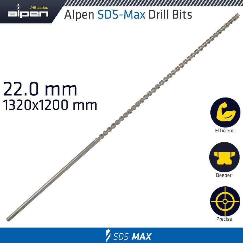 Sds Max Drill Bit 22 Mm 1320 1200 Mm - Livestainable.co.za